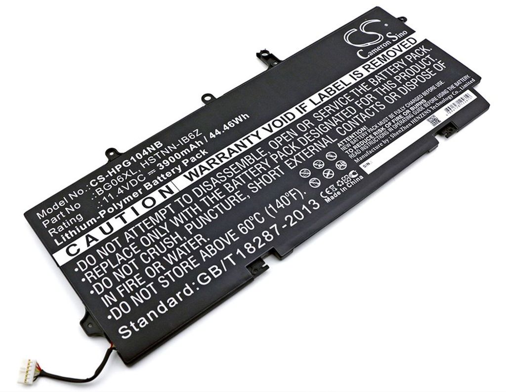 Batteri til HP BG06XL,HSTNN-IB6Z,804175-181,804175-1B1,804175-1C1,805096-001,805096-005,BG06045XL,HSTNN-Q99C 3900 mAh