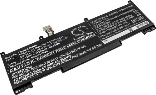 Batteri til HP RH03XL,HSTNN-IB9P,HSTNN-OB1T,M01524-171,M01524-AC1,M02027-005,M01524-2B1,M01524-2C1,M01524-541 3850 mAh