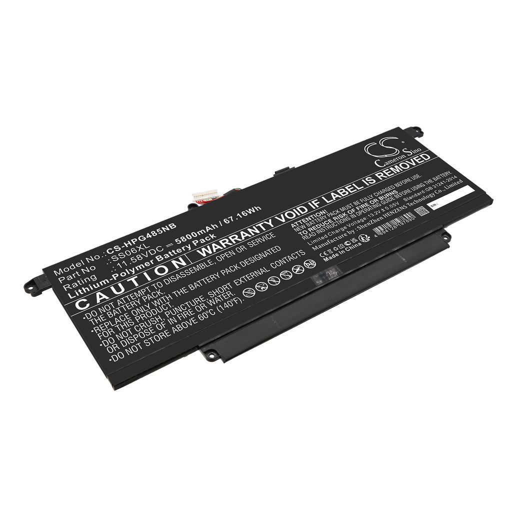 Batteri til HP SS06XL,M64310-271,M73476-005,TPN-DB0O 5800 mAh