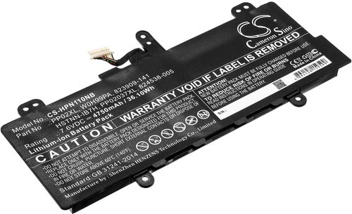 Batteri til HP PP02XL,823909-141,824538-005,824538-850,824561-005,HSTNN-1B7H,HSTNN-IB7H,PP02037XL,PP02037XL-PR,PPO2 4750 mAh