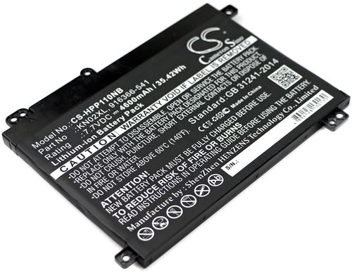 Batteri til HP KN02XL,916366-541,HSTNN-IB7R,HSTNN-UB7F,TPN-W124,916809-855 4600 mAh