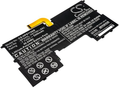 Batteri til HP BF04XL,HSTNN-LB8C,924843-42,BF04043XL,924843-421,924960-855,TPN-C132 5200 mAh
