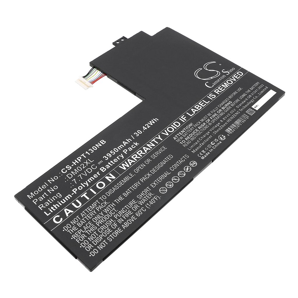 Batteri til HP DM02XL,HSTNN-OB2T,M74961-AC1,M75108-005 3950 mAh