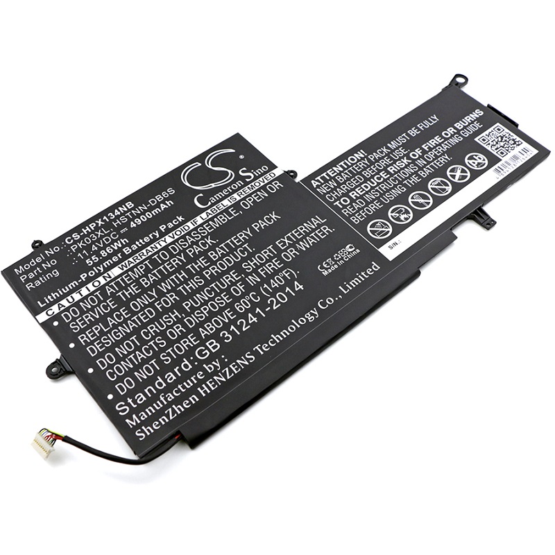 Batteri til HP PK03XL,HSTNN-DB6S,6789116-005,789116-005,788237-2C1,788237-2C2,PK03056XL,788237-2C3,TPN-Q157 4900 mAh