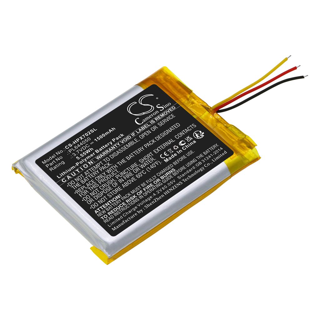 Batteri til HyperX PL644050 1500 mAh