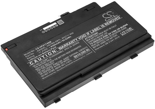 Batteri til HP AA06XL,852711-850,852527-221,852527-242,HSTNN-DB7L,HQ-TRE,Z3R03AA-NB,Z3R03UT,852527-222,852527-241,A 8300 mAh