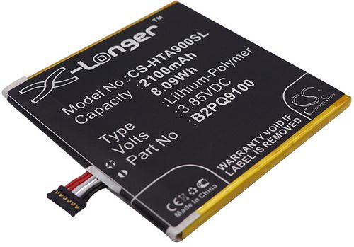 Batteri til HTC B2PQ9100,35H00252-00M 2100 mAh