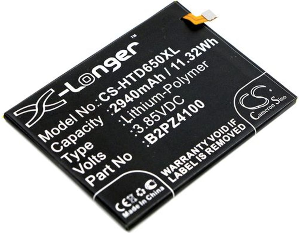 Batteri til HTC B2PZ4100,35H00267-01M 2940 mAh