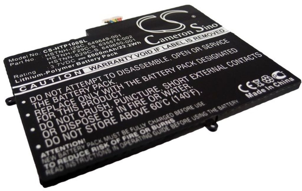 Batteri til HP HSTNH-I29C,HSTNH-F29C-S,635574-001,649649-001,635574-002,649650-001,HSTNN-S29C-S 6000 mAh