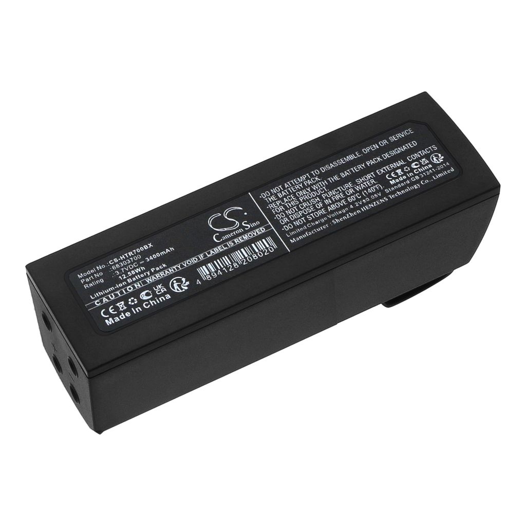Batteri til Hetronic 68303700 3400 mAh