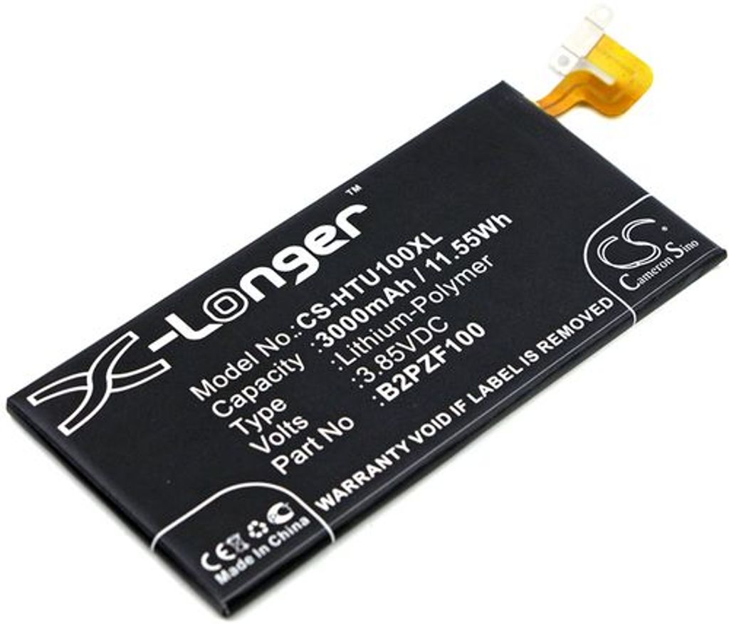 Batteri til HTC B2PZF100,35H00269-00M 3000 mAh