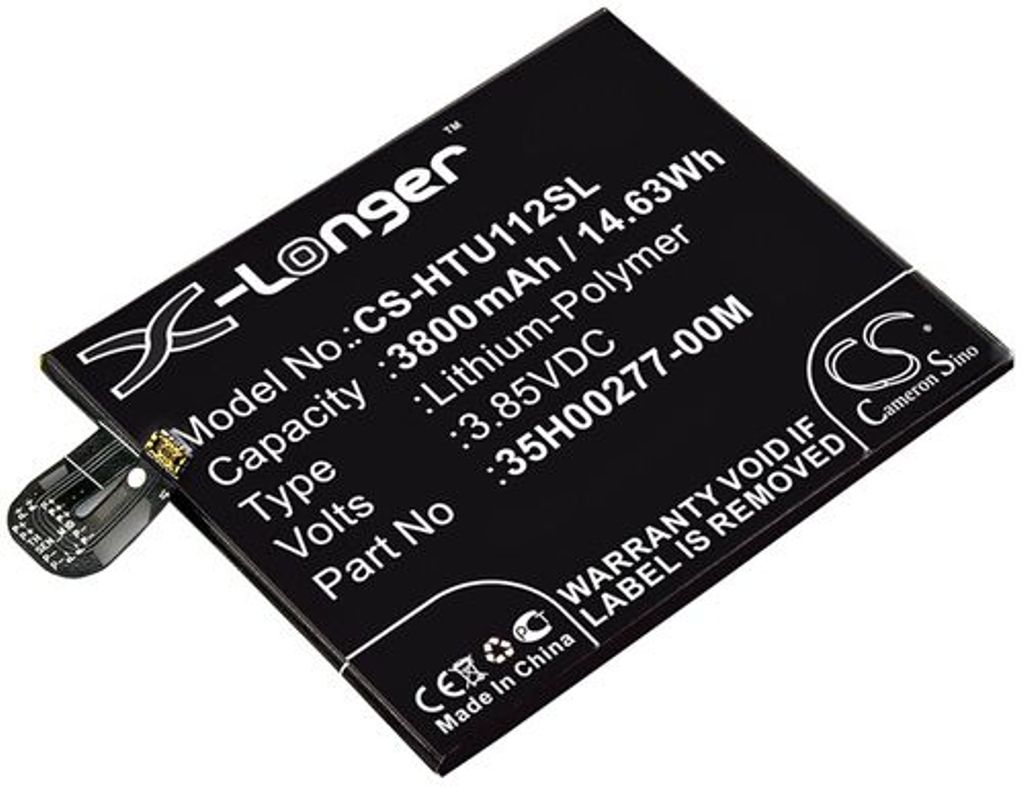 Batteri til HTC 35H00277-00M,35H00271-01M 3800 mAh