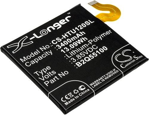 Batteri til HTC B2Q55100,35H00278-00M 3400 mAh