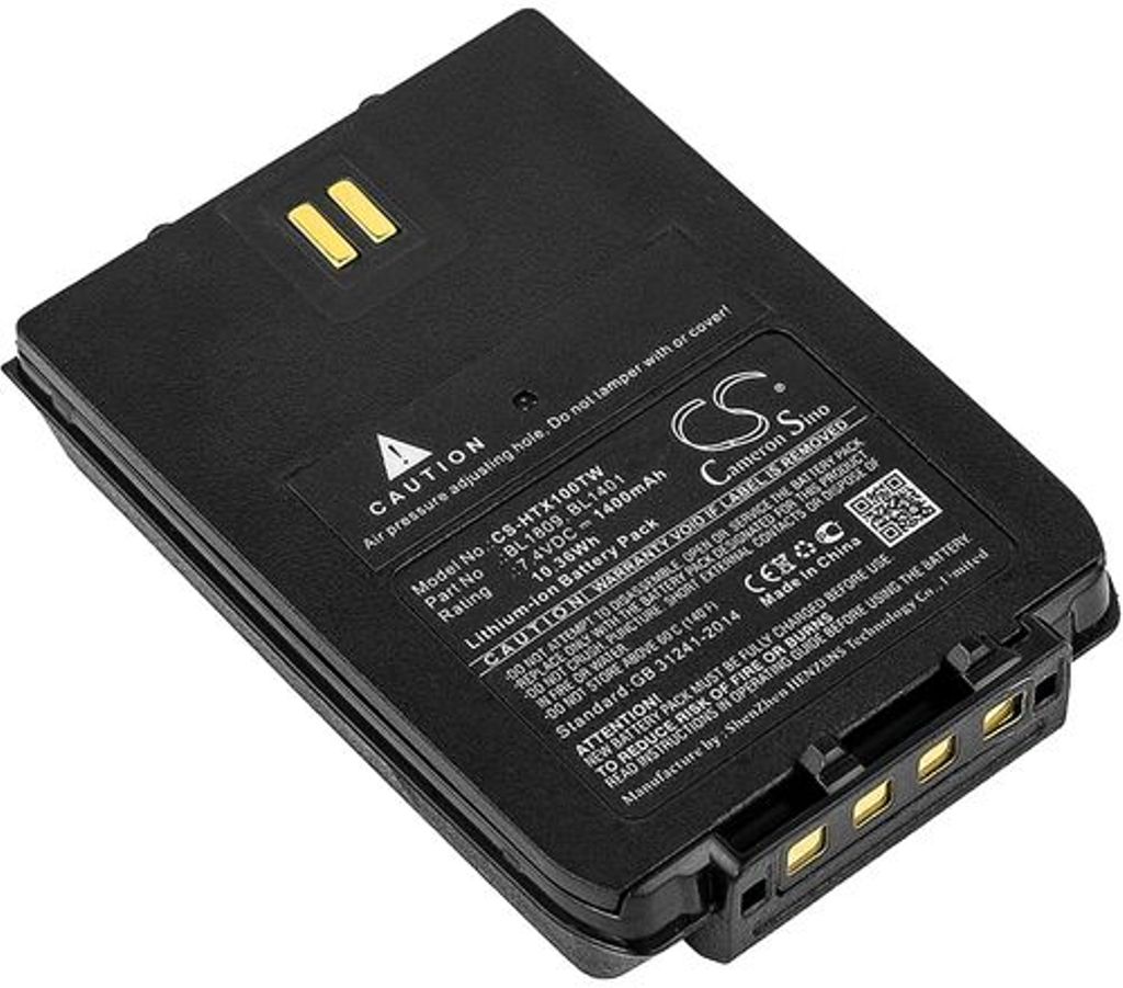 Batteri til Hytera BL1809 1400 mAh