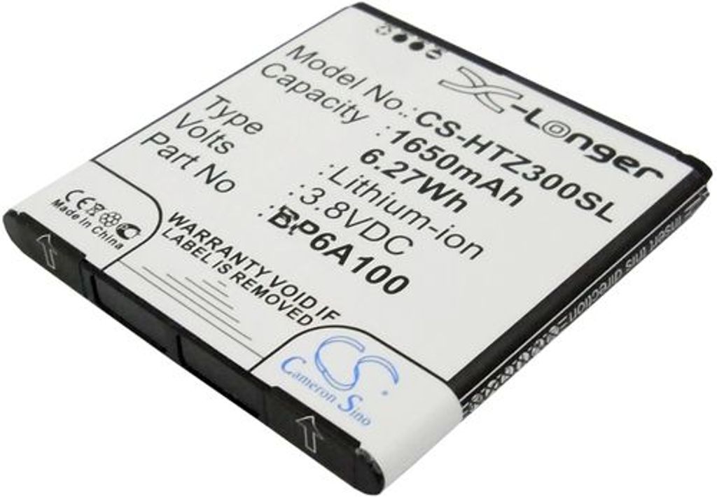 Batteri til HTC BP6A100,35H00190-09M 1650 mAh