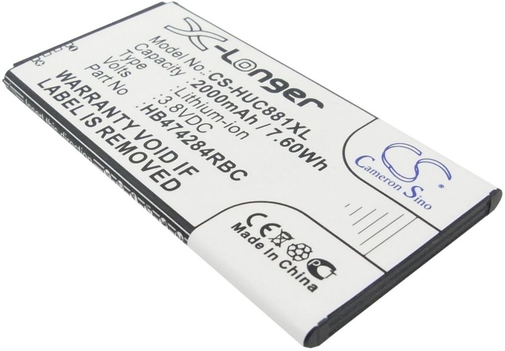 Batteri til Huawei HB474284RBC 2000 mAh