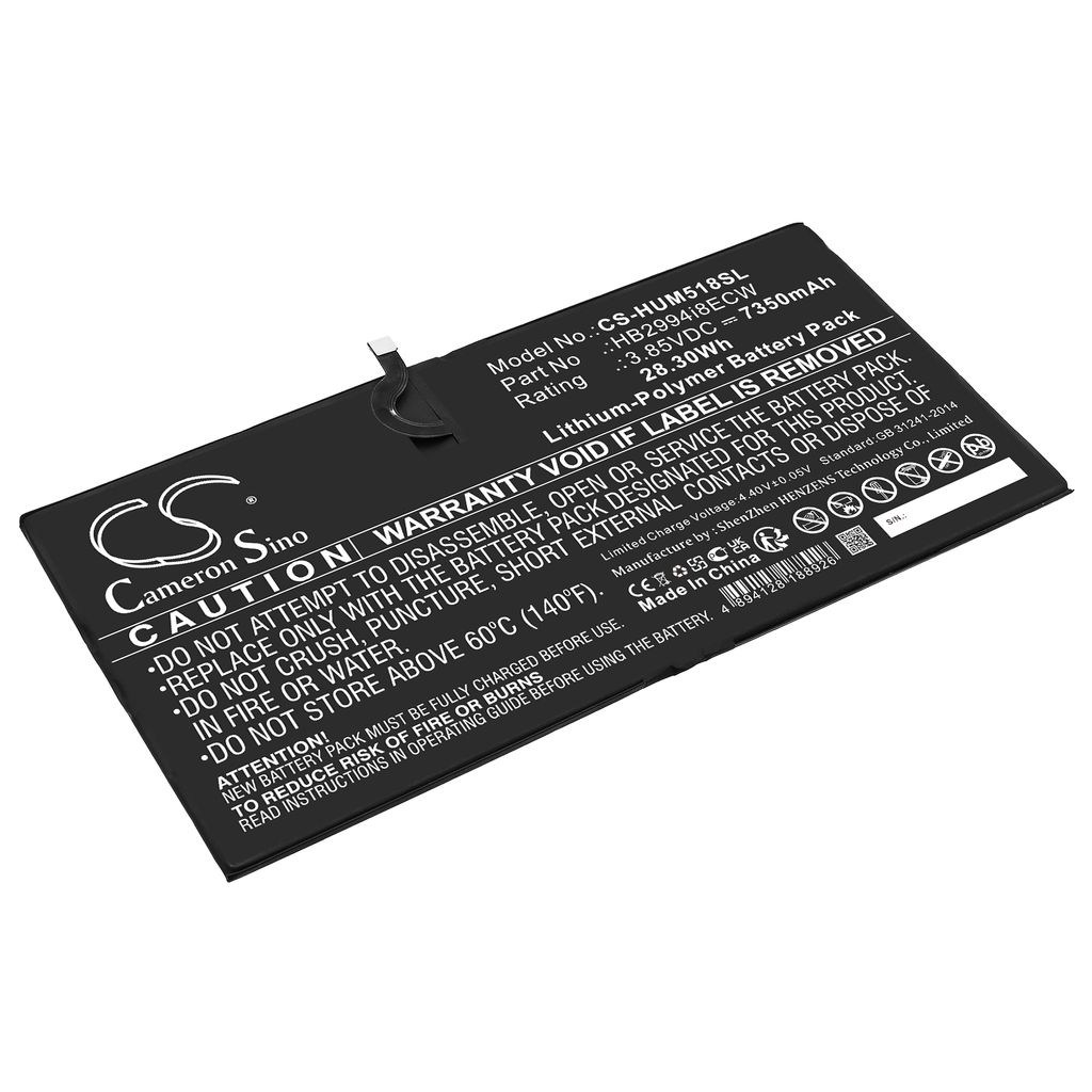Batteri til Huawei HB2994i8ECW 7350 mAh