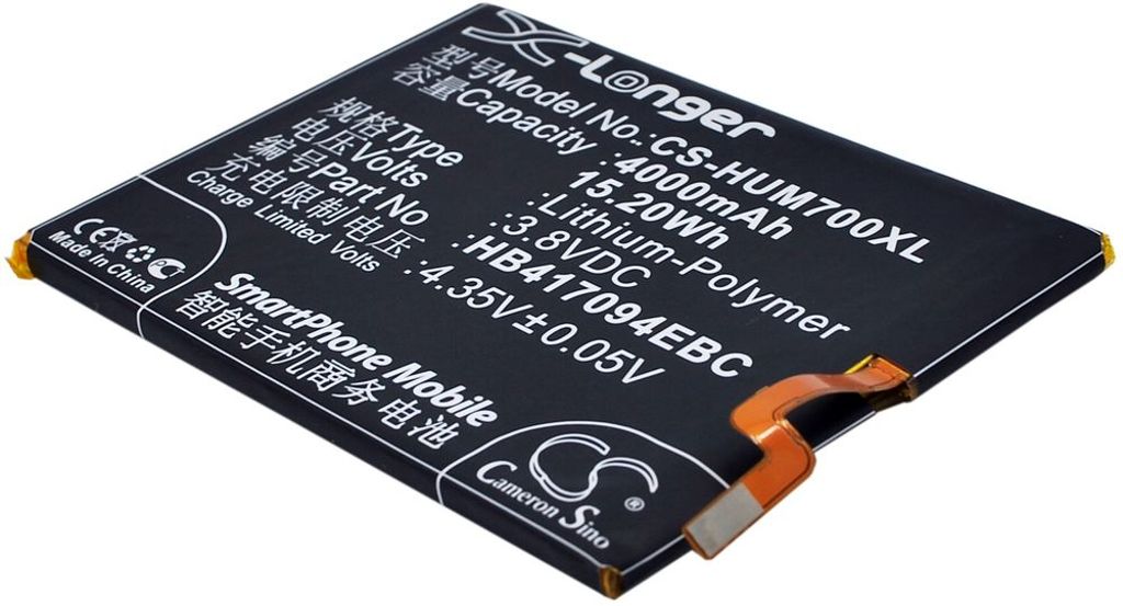 Batteri til Huawei HB417094EBC 4000 mAh