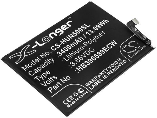 Batteri til Huawei HB396589ECW 3400 mAh