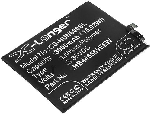 Batteri til Huawei HB446589EEW,HB446589EEC 3900 mAh