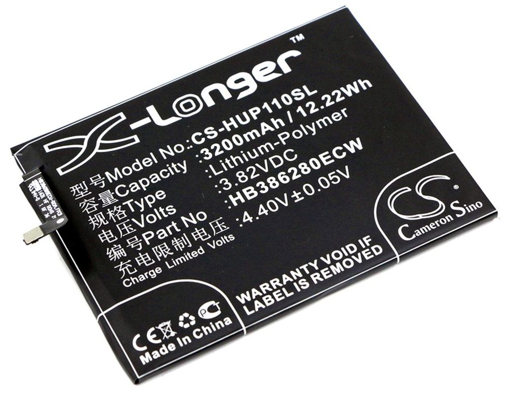 Batteri til Huawei HB386280ECW,HB386280EBC 3200 mAh