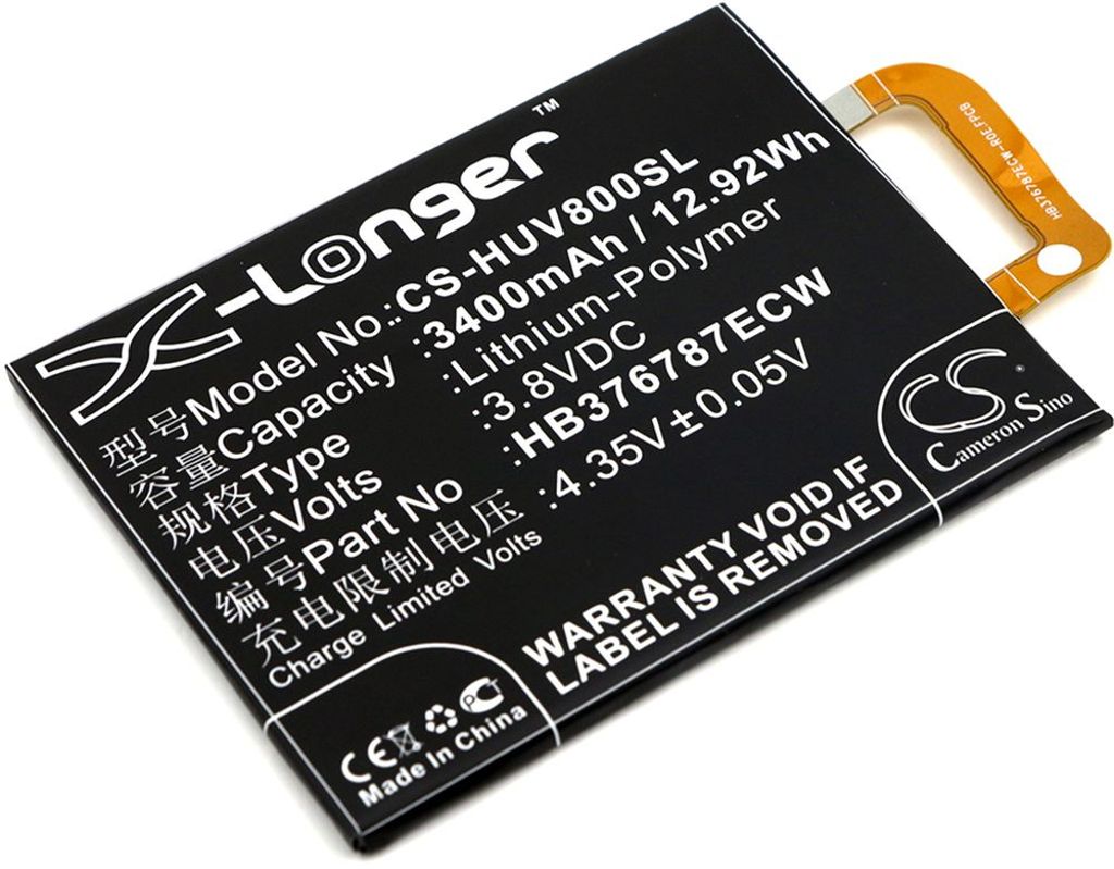 Batteri til Huawei HB376787ECW 3400 mAh