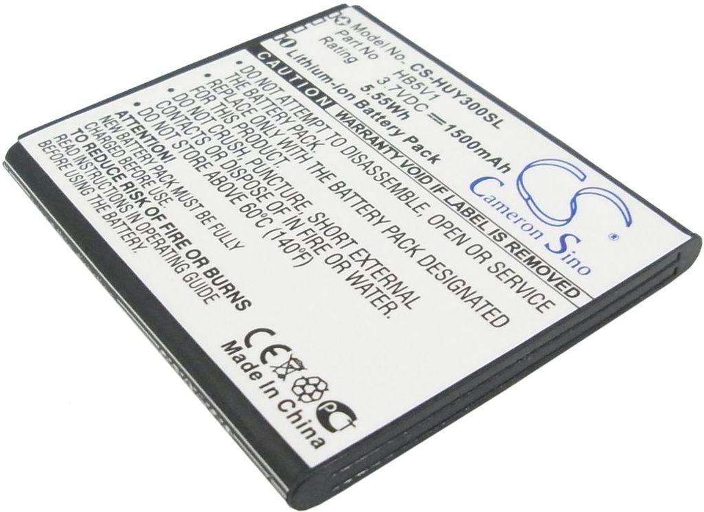 Batteri til Huawei HB5V1,HB5V1HV 1500 mAh