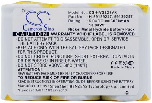 Batteri til Hoover H-59139247,59139247 3000 mAh