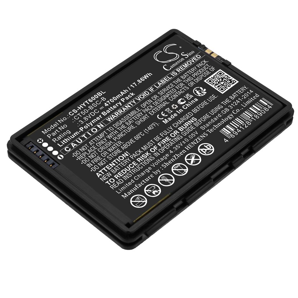 Batteri til Honeywell 318-055-012,318-055-018,CT50-BSC-B 4700 mAh