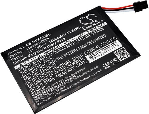Batteri til Honeywell 163367-0001 1400 mAh