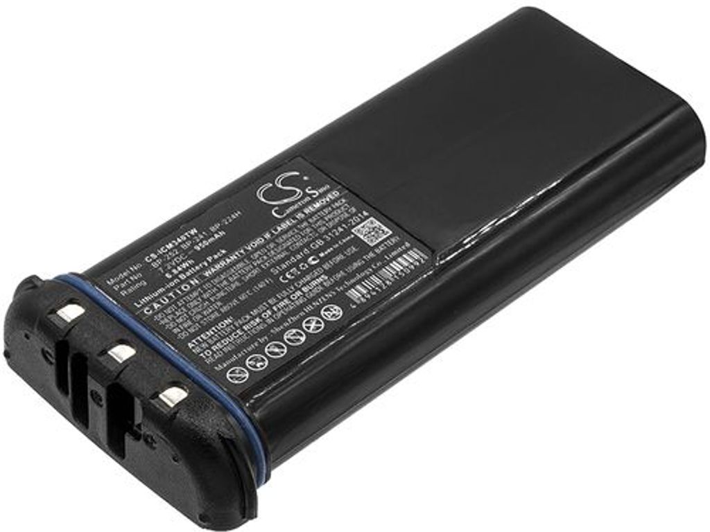 Batteri til Icom BP-252,BP-241,BP-224H 950 mAh