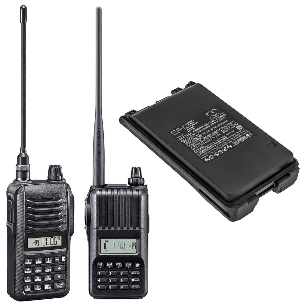 Batteri til Icom BP-298 2600 mAh