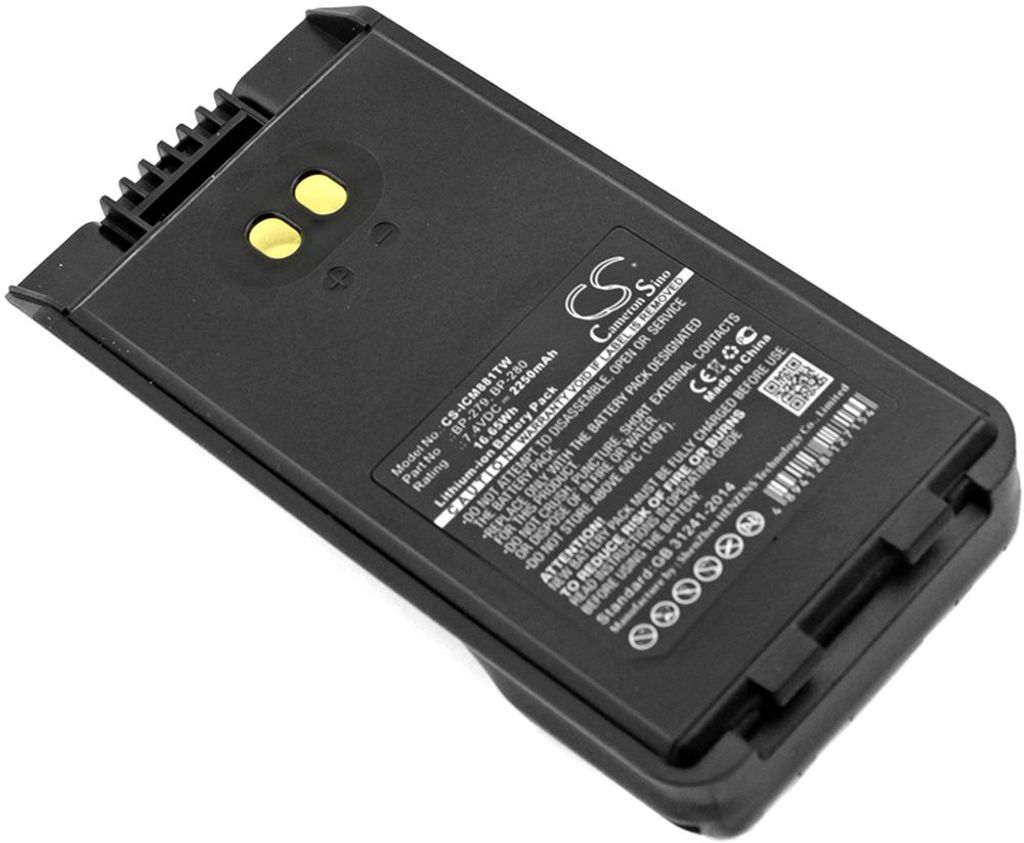 Batteri til Icom BP-279,BP-280,BP-280LI 2250 mAh