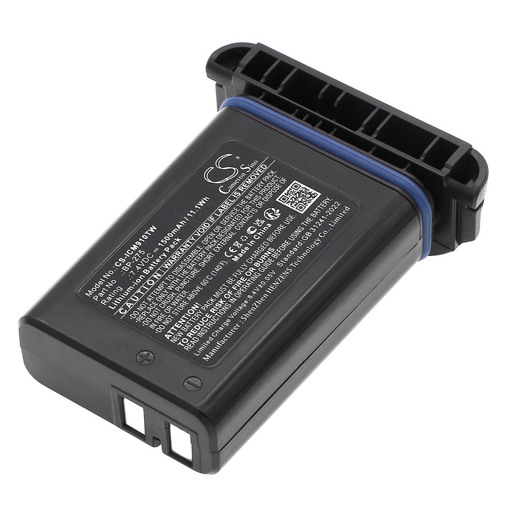 Batteri til Icom BP-275 1500 mAh