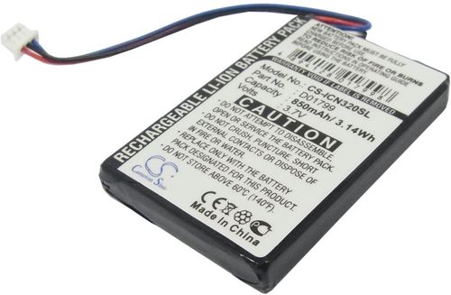 Batteri til Navman 850 mAh