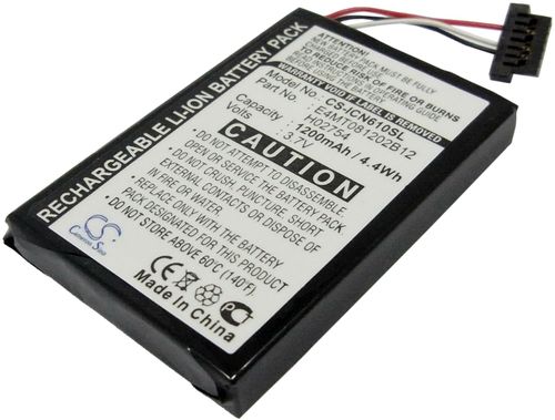 Batteri til Navman E4MT081202B12 1200 mAh