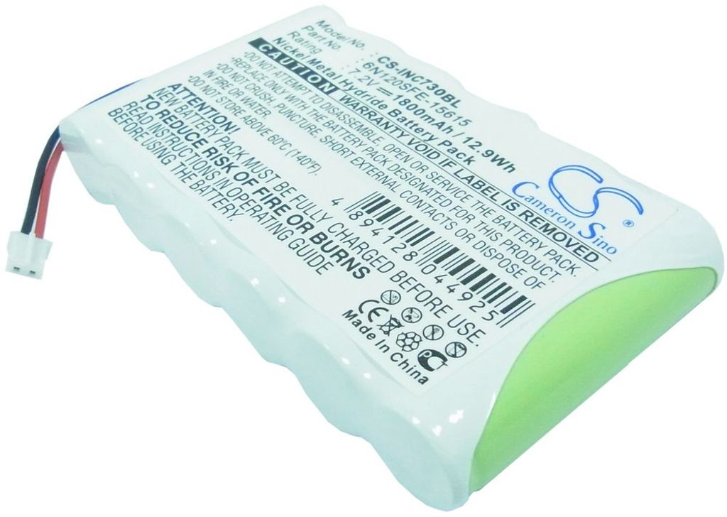 Batteri til Ingenico 6N120SFE-15615,786413,320723 1800 mAh