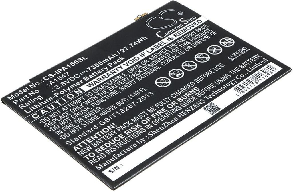 Batteri til Apple A1547 7300 mAh