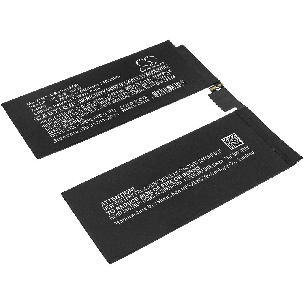Batteri til Apple A1876,A2043 9650 mAh