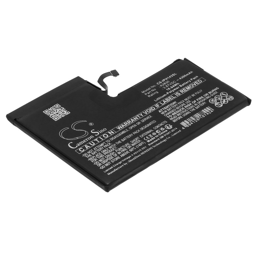Batteri til Apple A2830 4300 mAh