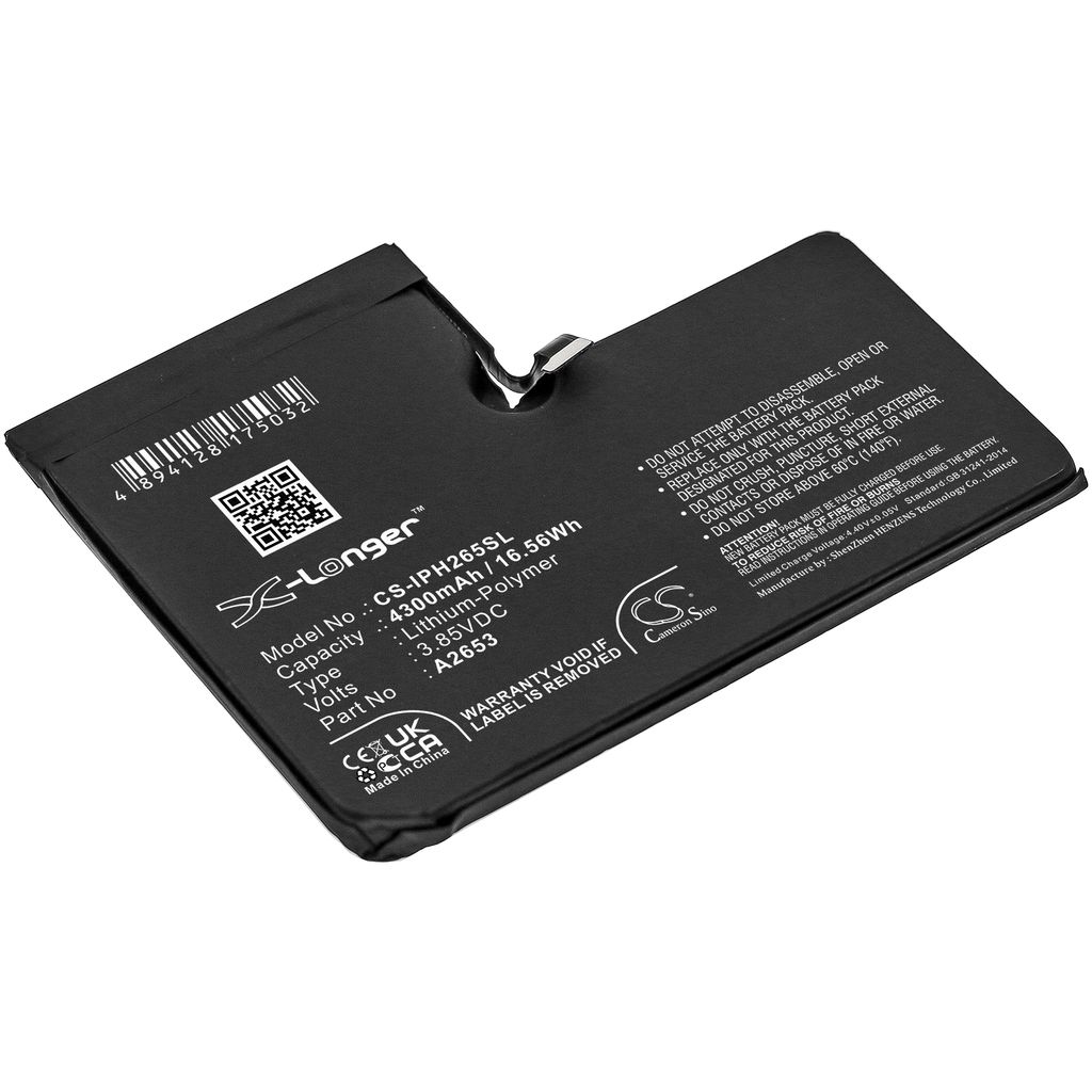 Batteri til Apple A2653 4300 mAh