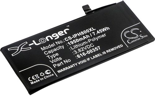 Batteri til Apple 616-00357,616-00358 1950 mAh
