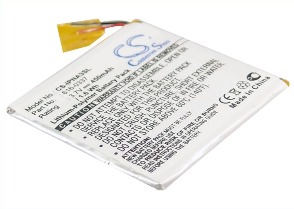 Batteri til Apple 616-0311,616-0333,616-0337 400 mAh