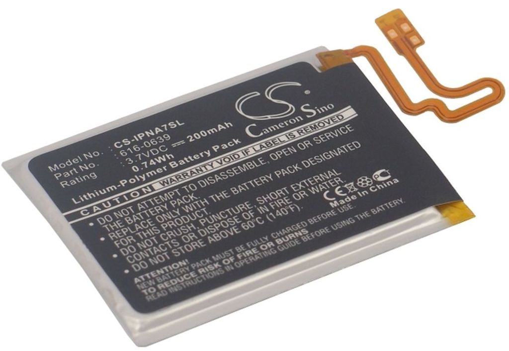 Batteri til Apple 616-0639,616-0640 200 mAh