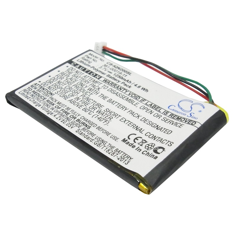 Batteri til Garmin 361-00019-11,010-00621-10 1250 mAh