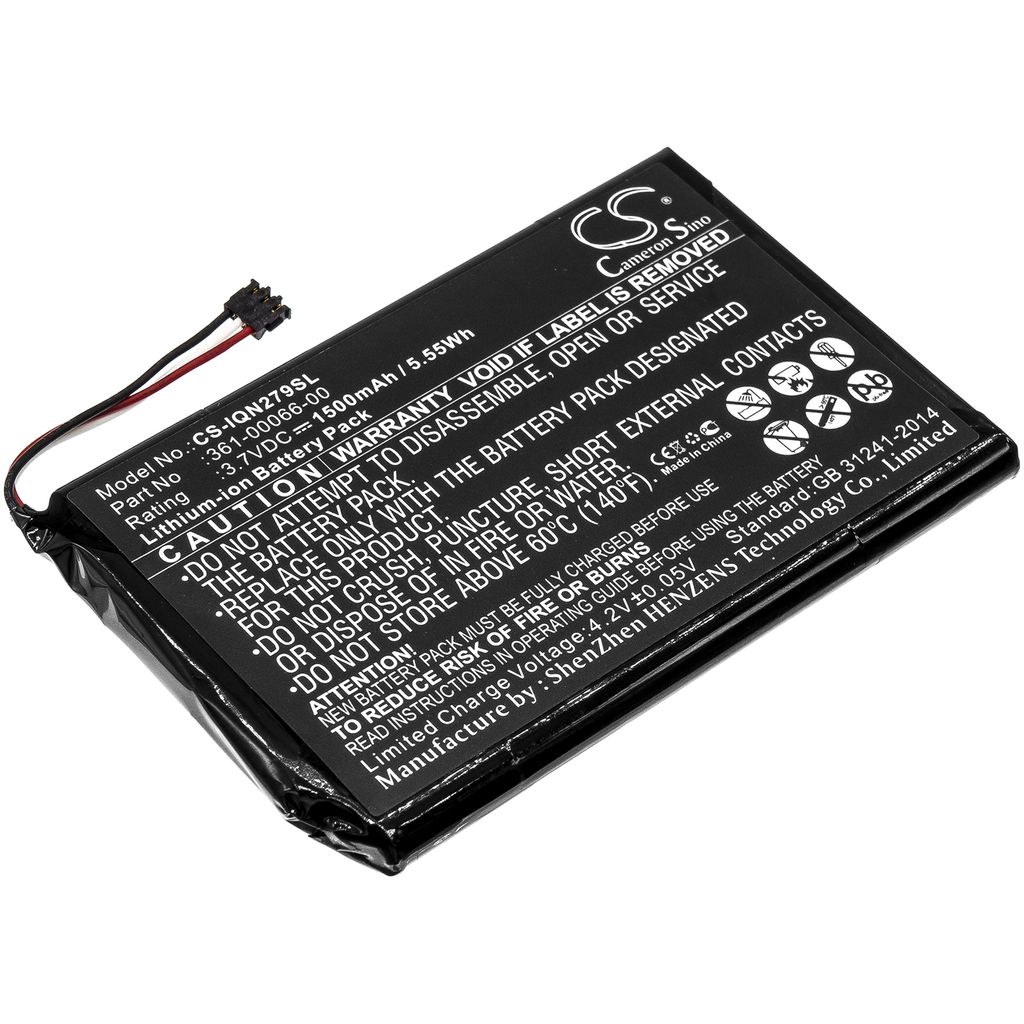 Batteri til Garmin 361-00066-00,361-00066-10 1500 mAh