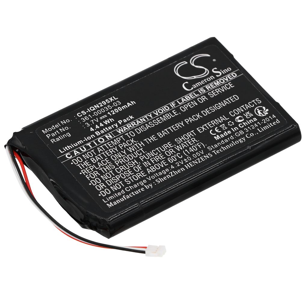 Batteri til Garmin 361-00035-03,361-00035-07 1200 mAh