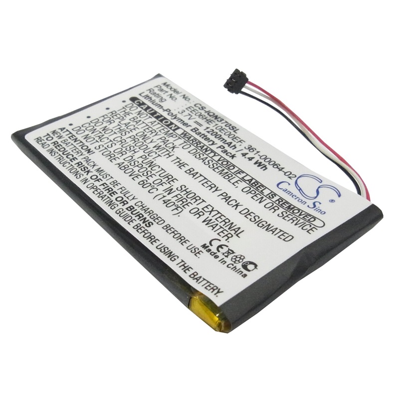 Batteri til Garmin 361-00064-02,EE06HE10E00EF,361-00046-02 1200 mAh