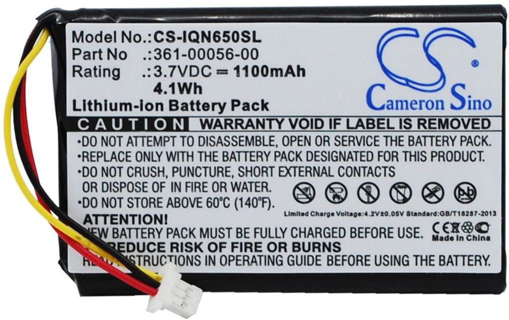 Batteri til Garmin 361-00056-01 1100 mAh