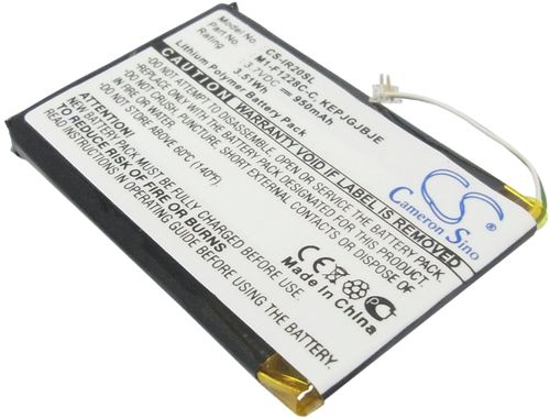 Batteri til iRiver M1-F1228C-C,KEPJGJBJE,KEPJGJGAC 950 mAh